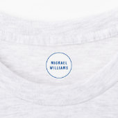 Minimale aangepaste persoonlijke padnaam kleding labels (Aangebracht)