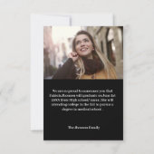 Minimale aankondiging afstuderen script (Achterkant)