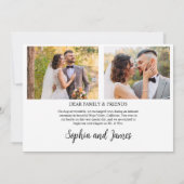 Minimale aankondiging van de fotowedstrijd (Achterkant)