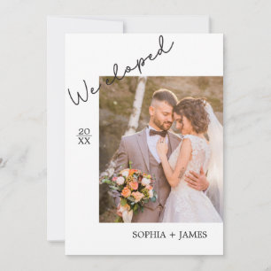 Minimale aankondiging van de fotowedstrijd