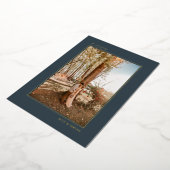 Minimale aankondiging van grijs goudhuwelijk (Gedraaid)