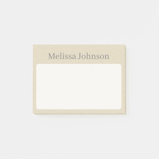 Minimale aanpasbare Zachte Zand Post-it® Notes (Voorkant)