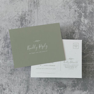 Minimale aanvraag voor RSVP-Briefkaart met lebbenz Uitnodiging Briefkaart