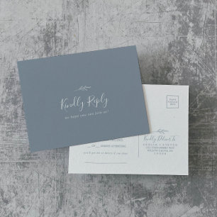 Minimale aanvraag voor RSVP-Briefkaart voor Leaf D Uitnodiging Briefkaart