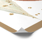 Minimale Abstracte Boho Geometric Poster (Hoek)