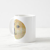 Minimale/abstracte dosis koffiemok (Voorkant links)