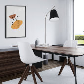 Minimale Abstracte foto-indeling van zijlijn Poster