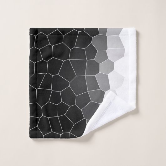 Minimale Abstracte kunststeenwitte kolen Bad Handdoek (Wasdoekje)