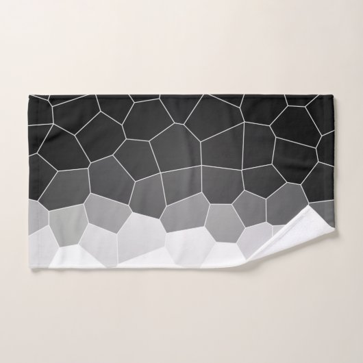 Minimale Abstracte kunststeenwitte kolen Bad Handdoek (Handdoek)