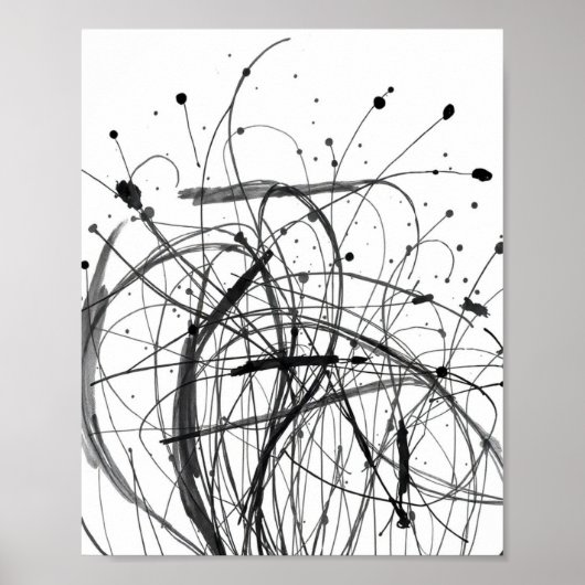 Minimale Abstracte Lijnkunst Prints (Voorkant)