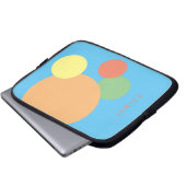 minimale abstracte regenboog confetti Electronics Laptop Sleeve (Voorkant onderkant)