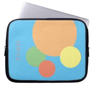 minimale abstracte regenboog confetti Electronics Laptop Sleeve