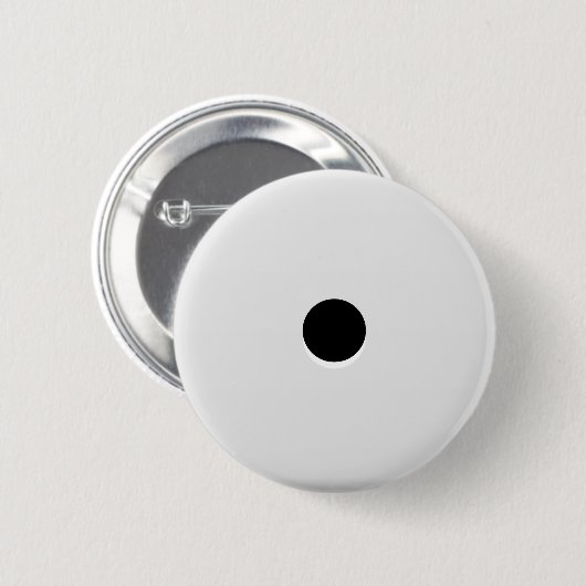 Minimale Abstracte single-Dice Pip Ronde Button 5,7 Cm (Voorkant /achterkant)