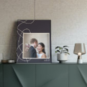 Minimale Abstracte speciale foto van Navy Blue Poster