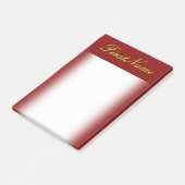 Minimale Achtergrond en Lichte Groene Naam van de  Post-it® Notes (Schuin)