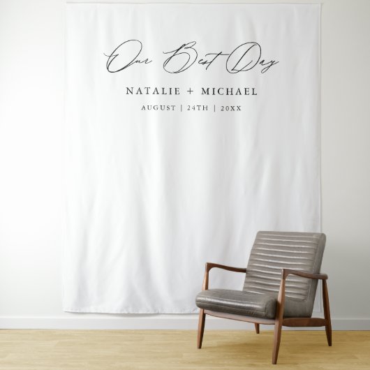 Minimale achtergrond voor het schrijven van een fo wandkleed (In situ)