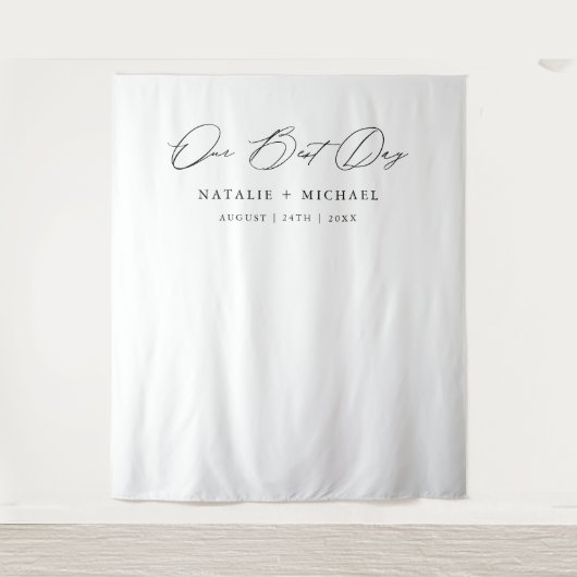 Minimale achtergrond voor het schrijven van een fo wandkleed (Voorkant)