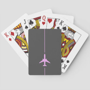 Minimale afspeelkaarten voor de luchtvaart pokerkaarten
