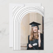 Minimale Afstuderen voor kalligrafie Kaart (Achterkant)