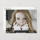 Minimale Afstuderen voor zwart-witfoto's Briefkaart (Voorkant / Achterkant)