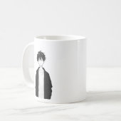 Minimale Anime Jongensmok Koffiemok (Voorkant links)