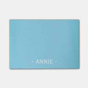 Minimale Aqua Blue 4 x 3 inch Post-it® Notes