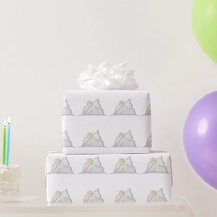 Minimale Arctische Gletsjer Cadeaupapier