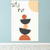 Minimale art canvas afdruk (Insitu (Houten vloer))