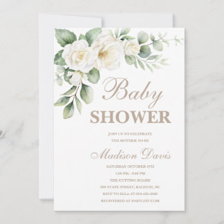Minimale Baby shower-uitnodiging Kaart