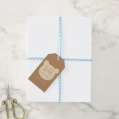 Minimale Beary Eerste Verjaardag Dank u Cadeaulabel (Met Touw)