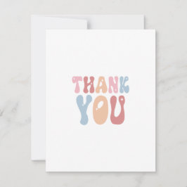 Minimale bedankt feestdagenkaart