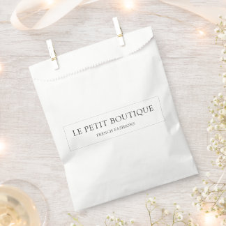 Minimale bedrijfsnaam Boutique Professional Bedankzakje