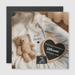 Minimale Beerlijk Wacht teddy zwangerschapsaankond
