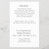 Minimale begrafenisviering van het LIFE-programmab Flyer (Achterkant)