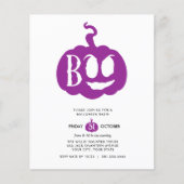 Minimale begroting BOO Halloween Basparty (Voorkant)