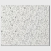 Minimale beige kleuren voor kerstfeestdag cadeaupapier (Vlak)