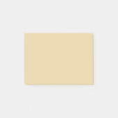 Minimale beige met kamelenneutraal massief post-it® notes (Voorkant)