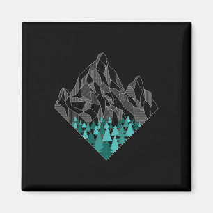 Minimale bergen geometrie buiten wandelen natuur magneet