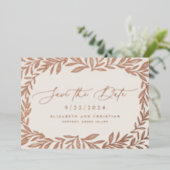 Minimale beschikbaarheid van gegevens opslaan op d folie uitnodiging (Staand Voorkant)