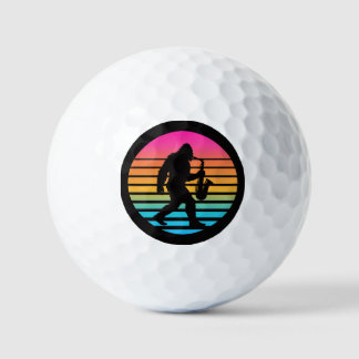 Minimale Bigfoot Saxofoon Zonsondergang Golfballen
