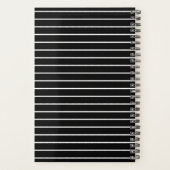 Minimale Bloem Aangepaste Naam Planner (Achterkant)