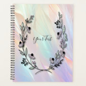 Minimale Bloem Bruiloftsplanner Planner (Voorkant)