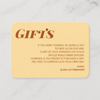 Minimale Boho-cadeaus voor details Sluitkaart brui Informatiekaartje