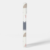 Minimale Boho Esthetiek Regenboog Monogram Case-Mate iPhone Case (Achterkant / Rechts)
