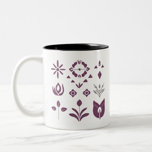 Minimale Boho-stijl Mok - Moderne neutrale estheti (Links)