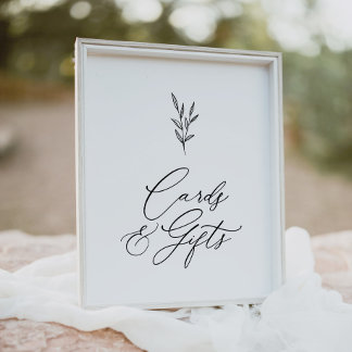 Minimale Boho Vrijgezellenfeest Kaarten en geschen Poster