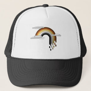 Minimale boog Beer druppelregenboog Trucker Pet