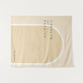 Minimale boog | Weddenschap Wandkleed (Voorkant (horizontaal))