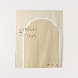 Minimale boog | Weddenschap Wandkleed