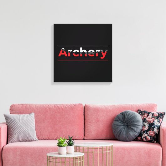 Minimale boogarchitectuur Moderne Kunst - Grafisch Canvas Afdruk (Insitu (Woonkamer))